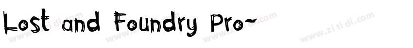 Lost and Foundry Pro字体转换